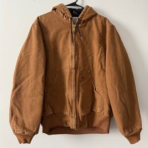 Carhartt Men's Tan Hooded Jacket